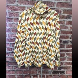 Women's CORNER STONE Turtlneck Sweater XL VINTAGE